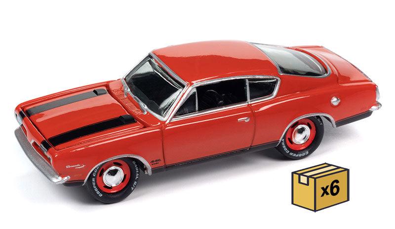 Johnny Lightning JLSP354-A-CASE 1/64 Scale 1969 Plymouth Barracuda