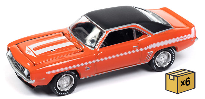 Johnny Lightning JLSP376-CASE 1/64 Scale 1969 Chevrolet Yenko Camaro