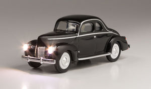 Woodland Scenics 5591 HO Scale Just Plug(R) Lighted Vehicle -- Midnight Ride (black)