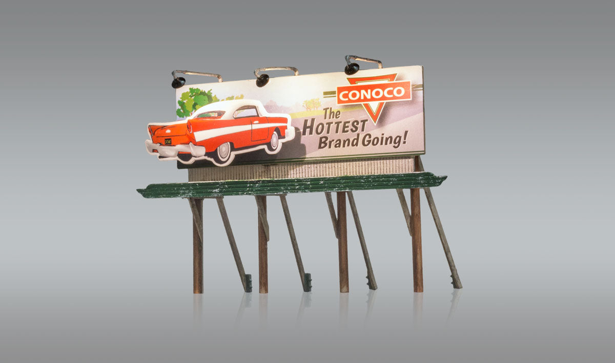 Woodland Scenics 5793 HO Scale Lighted Billboard - Just Plug(R) -- Hottest Brand