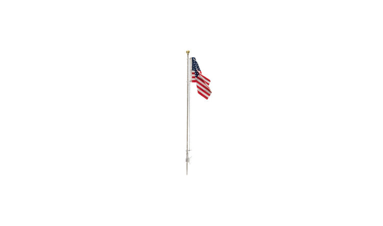 Woodland Scenics 5950 All Scale Flag Pole with U.S. Flag - Just Plug(TM) -- Small - 2-1/4" 5.7cm Tall