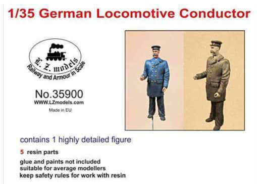 LZ Models 35900 1/35 German Locomotive Conductor (Resin) (D)