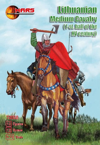 Mars Models 72058 1/72 1st Half XV Century Lithuanian Medium Cavalry (12 Mtd)