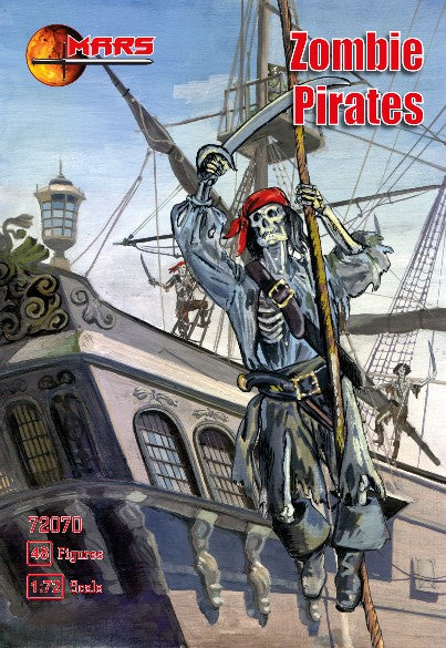 Mars Models 72070 1/72 Zombie Pirates (Skeleton) (48)