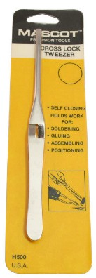 Mascot 500 Cross Lock Tweezers 6-1/2"