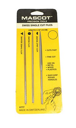 Mascot 777 Swiss Needle File Set (3pc)