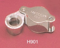 Mascot 901 Pocket 10X Magnifier w/Pouch