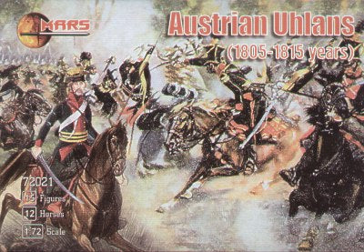 Mars Models 72021 1/72 1805-15 Austrian Ulans (12 Mtd, 3 foot)