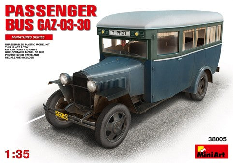 Miniart Models 38005 1/35 GAZ03-30 Mod 1945 Passenger Bus