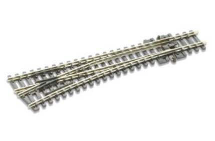 Peco SL396 N Code 80 Medium Left Hand Turnout (18" Radius)