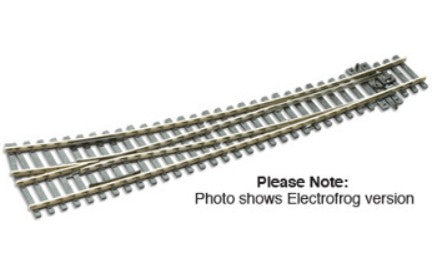 Peco SLE86 HO Code 100 Curved Right Hand Turnout (Inside 30" & Outside 60" Radius) w/Electrified Frog