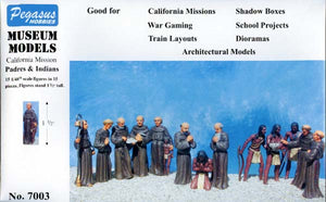 Pegasus Hobbies 7003 1/48 California Mission Padres & Indians (15)