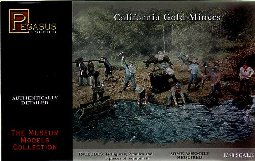 Pegasus Hobbies 7007 1/48 California Gold Miners (14)