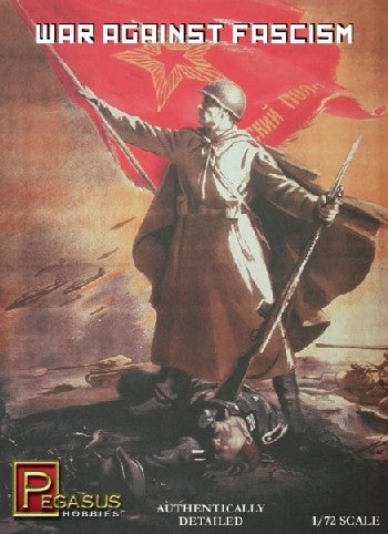 Pegasus Hobbies 7267 1/72 War Against Fascism (15 Figures & 1 Horse)