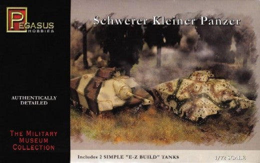 Pegasus Hobbies 7605 1/72 Schwerer Kleiner Panzer Tank (2) (Snap)