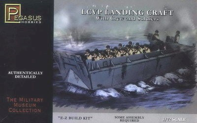 Pegasus Hobbies 7650 1/72 LCVP Landing Craft (Snap)