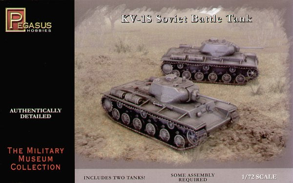 Pegasus Hobbies 7667 1/72 Soviet KV1S Tank (2) (Snap)