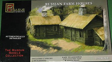 Pegasus Hobbies 7702 1/72 Russian Farm House (2) (Snap)