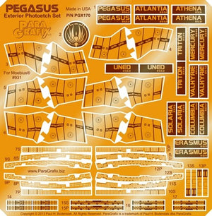 Paragrafix 170 1/4105 Battlestar Galactica: Pegasus Exterior Photo-Etch Set for MOE