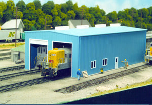 Pikestuff 8 HO Modern Single or Dbl Stall Engine House Kit