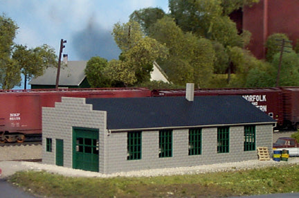 Pikestuff 9 HO Machine Shop/Service Garage Kit