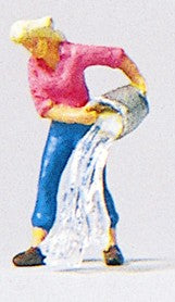 Preiser 28049 HO Woman w/Cleaning Bucket