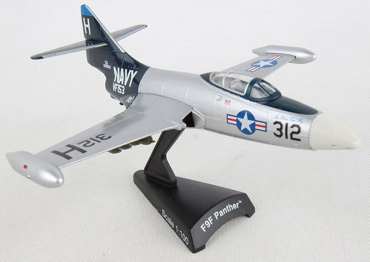 Daron PS5393-3 1/100 Scale F9F Panther Silver/Black Postage Stamp Collection
