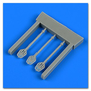 Quickboost 48753 1/48 I153 Chaika Control Lever for ICM (D)