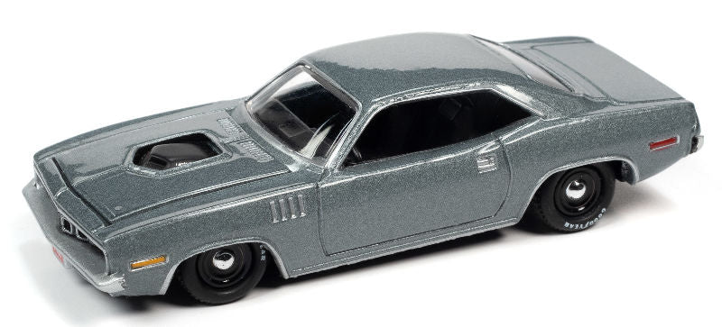 Racing Champions RCSP020 1/64 Scale 1971 Plymouth Hemi Cuda in Winchester Gray Metallic