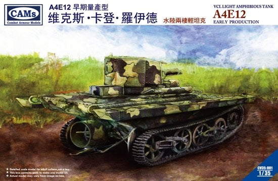 Riich Models 350010 1/35 A4E12 VCL Light Amphibious Tank Early Production