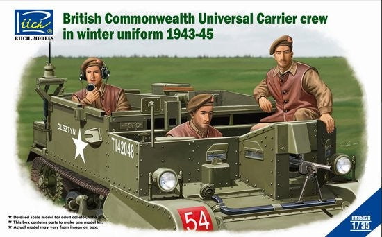 Riich Models 35028 1/35 British Commonwealth Universal Carrier Crew in Winter Uniform 1943-45 (3)