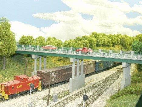Rix Products 121 HO 50' Wrought Iron Highway Overpass