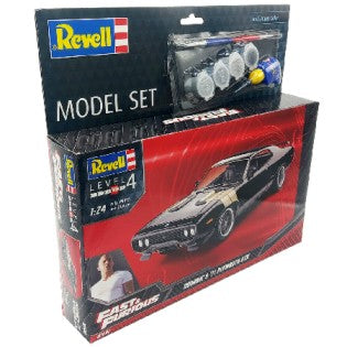 Revell 67692 1/25 Fast & Furious Dominic's 1971 Plymouth GTX Car w/paint & glue