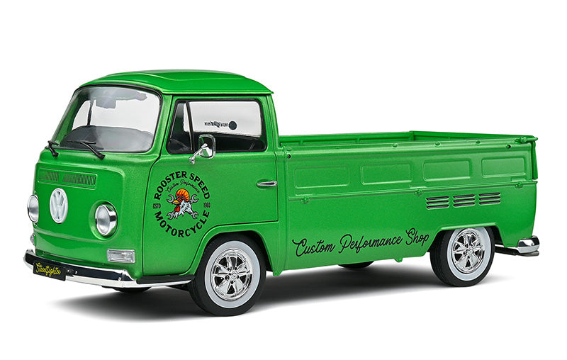 Solido S1809401 1/18 Scale Rooster Speed Motorcycle - 1968 Volkswagen T2 Pickup