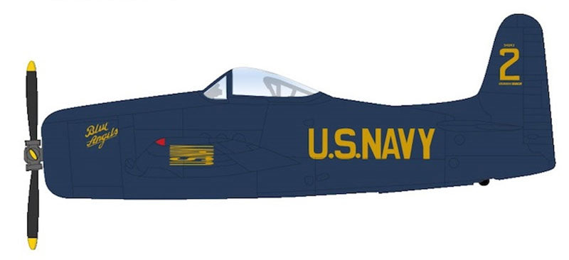 Hobby Master SM1011 1/72 Scale F8F-1B Bearcat - Blue Angels No.2 Airplane US