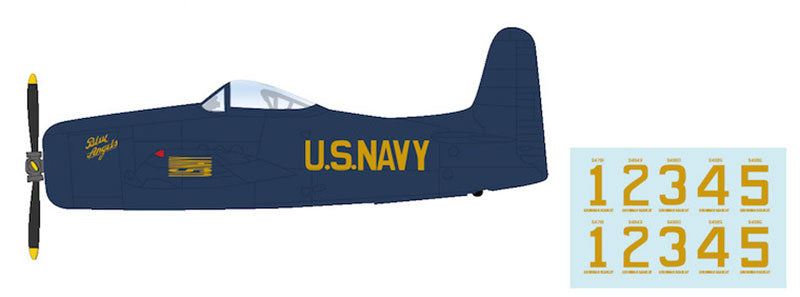 Hobby Master SM1012 1/72 Scale F8F-1B Bearcat - Blue Angels US Navy 1946