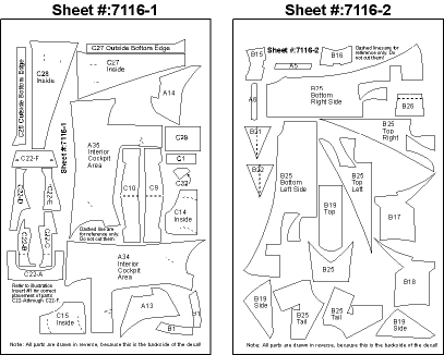 Scale Motorsport 7116 1/24 McLaren Mercedes MP 4/13 Carbon Fiber Template Decal Set For TAM (D)