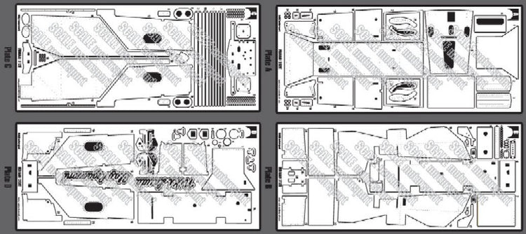 Scale Motorsport 8070 1/12 Ferrari 312T Photo-Etch Detail Set For TAM