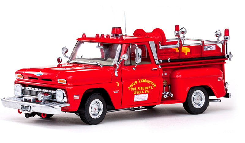 Sunstar SS-1383 1/18 Scale Fire Service - 1965 Chevrolet C-20 Fire Truck
