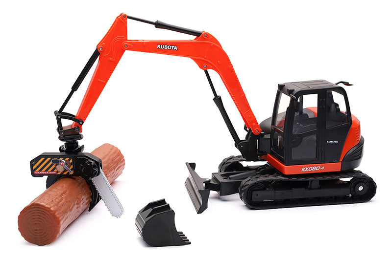 New-Ray SS-33166 1/18 Scale Kubota KX080-4 Compact Excavator