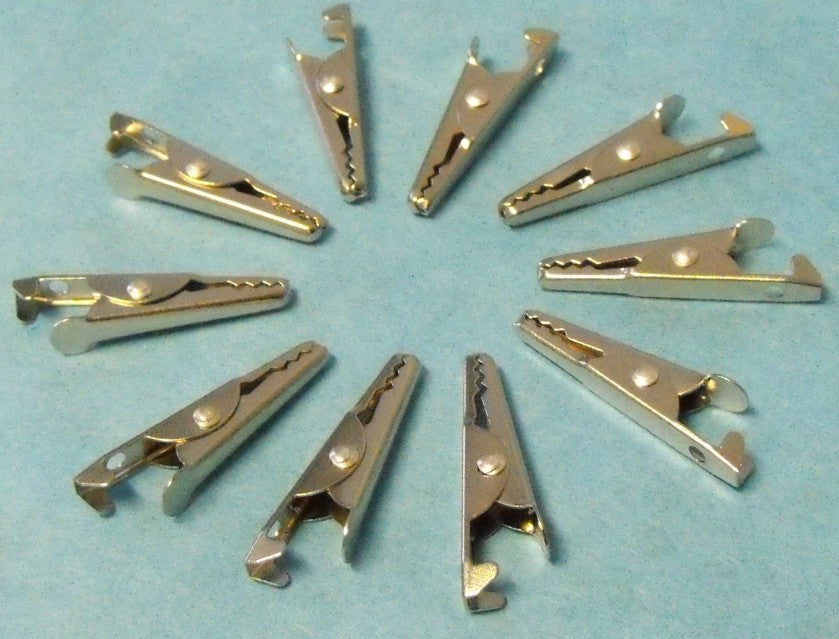 Stevens Motors 5395 1" Alligator Clips (10/Card)