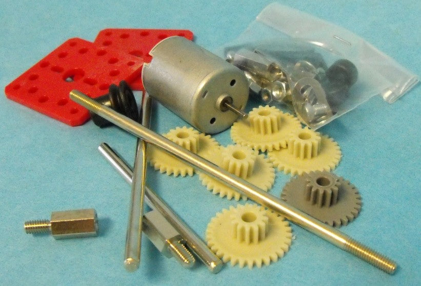 Stevens Motors MR4 Motor Gear Set & RE280 Motor w/Mounting Plate