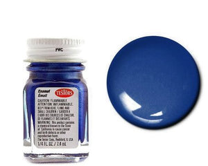 Testors 1109 1/4oz. Bottle Finishing Enamel Arctic Blue Metallic (6/Bx)