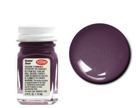 Testors 1135 1/4oz. Bottle Finishing Enamel Gloss Grape (6/Bx)