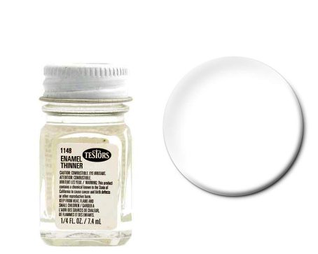 Testors 1148 1/4oz. Bottle Enamel Thinner & Brush Cleaner (6/Bx)