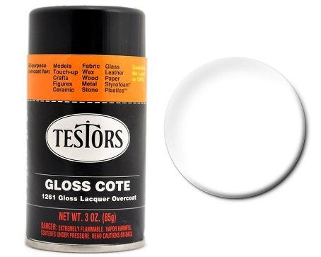 Testors 1261 3oz. Spray Glosscote