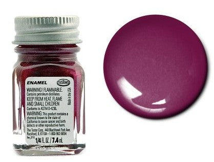 Testors 1531 1/4oz. Bottle Finishing Enamel Purple Metal Flake (6/Bx)