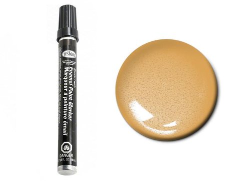 Testors 2544 1/3oz. Tube Enamel Paint Marker Metallic Gold