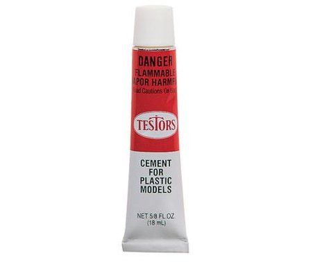 Testors 3501 5/8oz. Tube Plastic Cement (48/Bx)