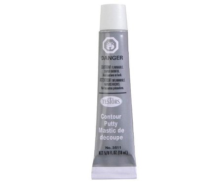Testors 3511 5/8oz. Tube Putty (24/Bx)